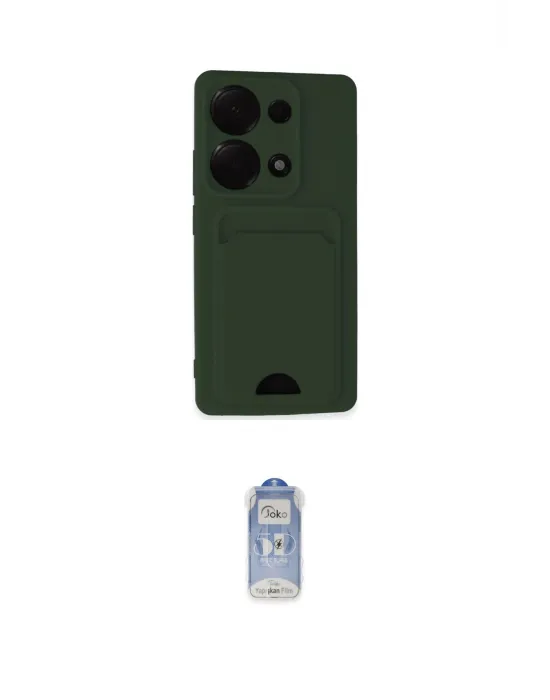 ieg™ Redmi Note 13 Pro 4G Kılıf Vadi Çizgi Prime - Siyah Joko Magic 5D Cam