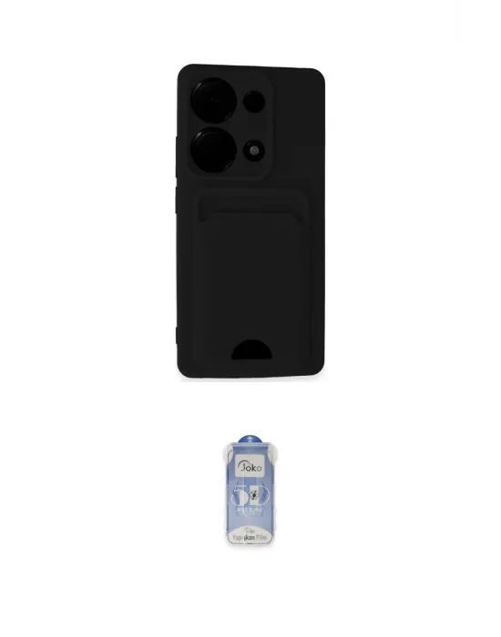 ieg™ Redmi Note 13 Pro 4G Kılıf Vadi Çizgi Prime - Siyah Joko Magic 5D Cam