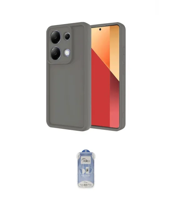 ieg™ Redmi Note 13 Pro 4G Kılıf Yankı Yansıma Özel Seri - Siyah Joko Magic 5D Cam