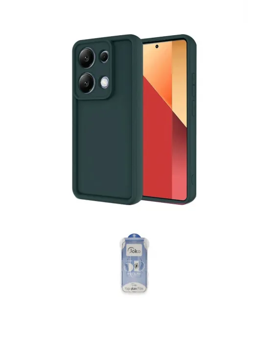 ieg™ Redmi Note 13 Pro 4G Kılıf Yankı Yansıma Özel Seri - Siyah Joko Magic 5D Cam