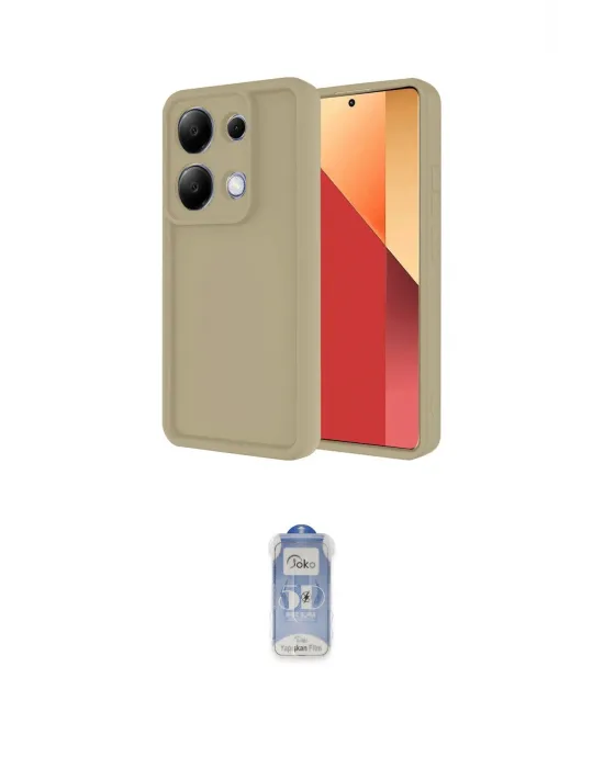 ieg™ Redmi Note 13 Pro 4G Kılıf Yankı Yansıma Özel Seri - Siyah Joko Magic 5D Cam