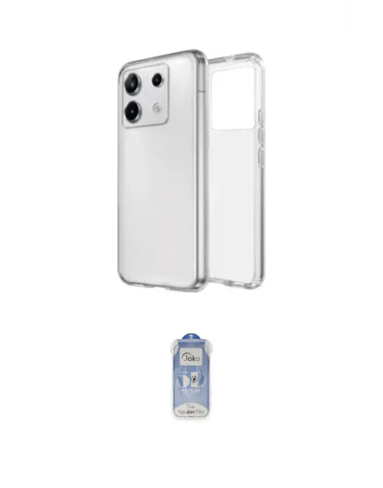 ieg™ Redmi Note 13 Pro 4G Kılıf Zirve Doku - Siyah Joko Magic 5D Cam
