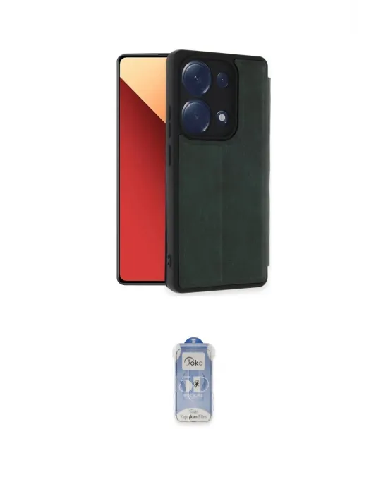 ieg™ Redmi Note 13 Pro 4G Kılıf Zirve Yansıma Serisi - Siyah Joko Magic 5D Cam