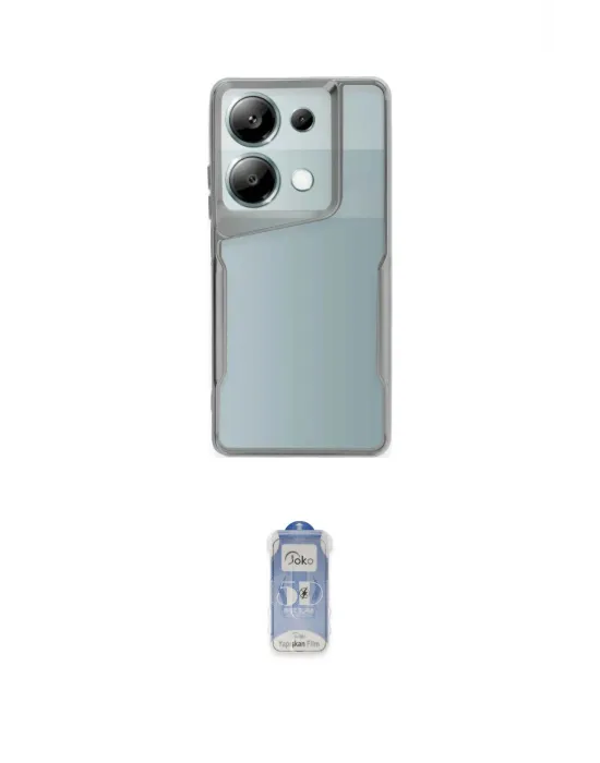 ieg™ Redmi Note 13 Pro 5G Kılıf Akış Çizgi Koleksiyonu - Siyah Joko Magic 5D Cam