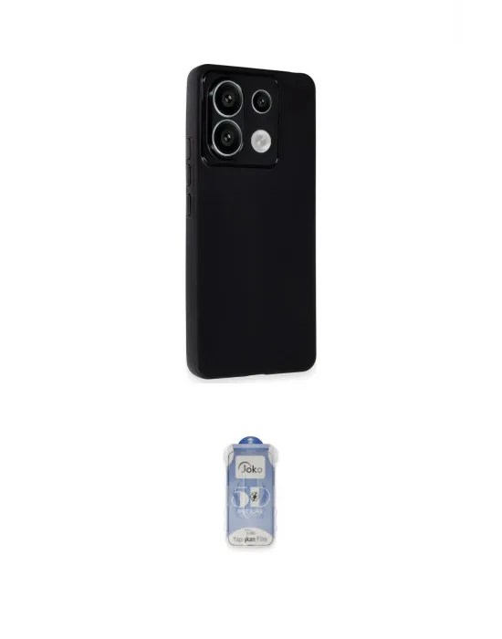 ieg™ Redmi Note 13 Pro 5G Kılıf Atlas Minimal Prime - Siyah Joko Magic 5D Cam