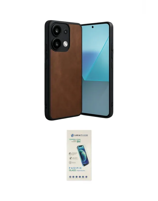 ieg™ Redmi Note 13 Pro 5G Kılıf Kıvılcım Işık Serisi - Şeffaf Pasifik Cam Ekran Koruyucu