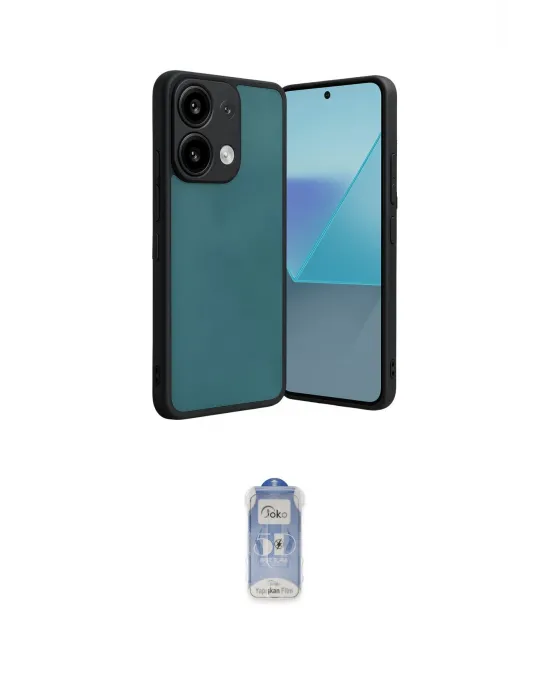 ieg™ Redmi Note 13 Pro 5G Kılıf Kıvılcım Işık Serisi - Siyah Joko Magic 5D Cam