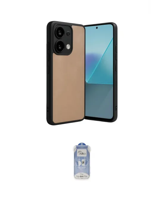 ieg™ Redmi Note 13 Pro 5G Kılıf Kıvılcım Işık Serisi - Siyah Joko Magic 5D Cam