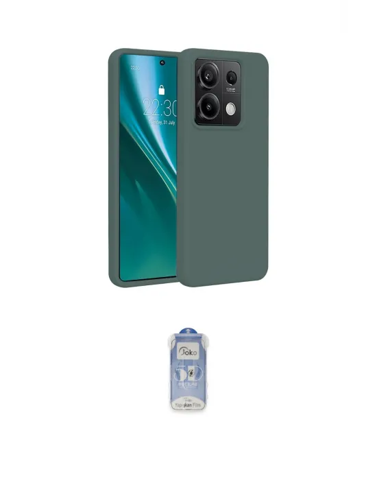 ieg™ Redmi Note 13 Pro 5G Kılıf Kozmos Yansıma Özel Seri - Siyah Joko Magic 5D Cam