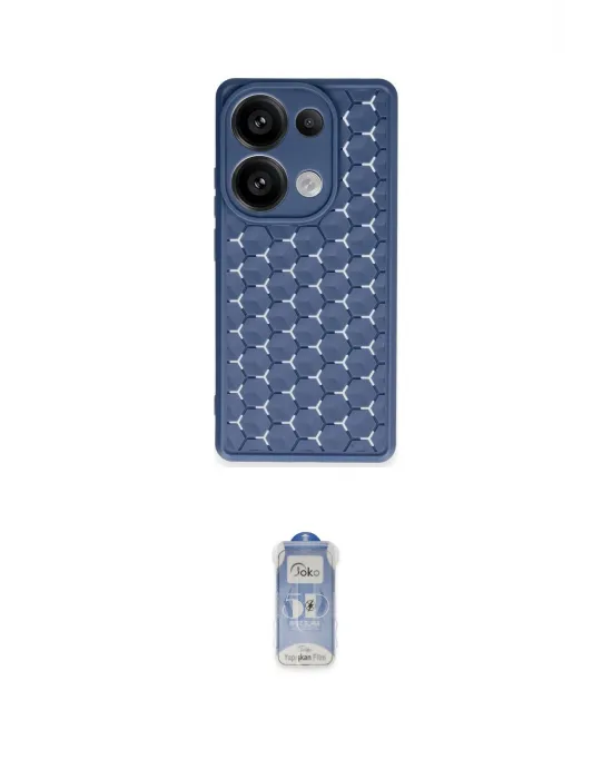 ieg™ Redmi Note 13 Pro 5G Kılıf Zirve Form - Siyah Joko Magic 5D Cam