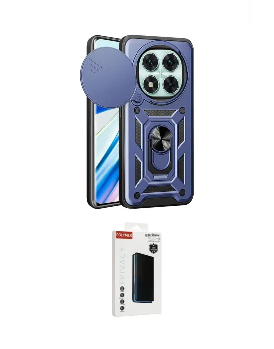 ieg™ Redmi Note 14 Pro 4G Kılıf Ahenk Klasik - Şeffaf Hayalet Polymer Nano Ekran Koruyucu
