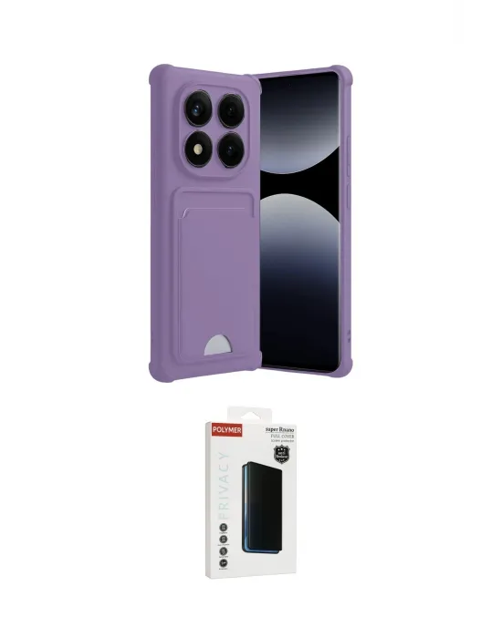 ieg™ Redmi Note 14 Pro Plus Kılıf Vadi Çizgi Prime - Siyah Hayalet Polymer Nano Ekran Koruyucu