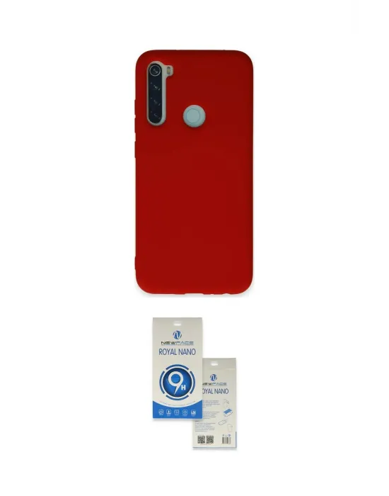 ieg™ Redmi Note 8 Kılıf Ahenk Serisi - Şeffaf Royal Nano Ekran Koruyucu