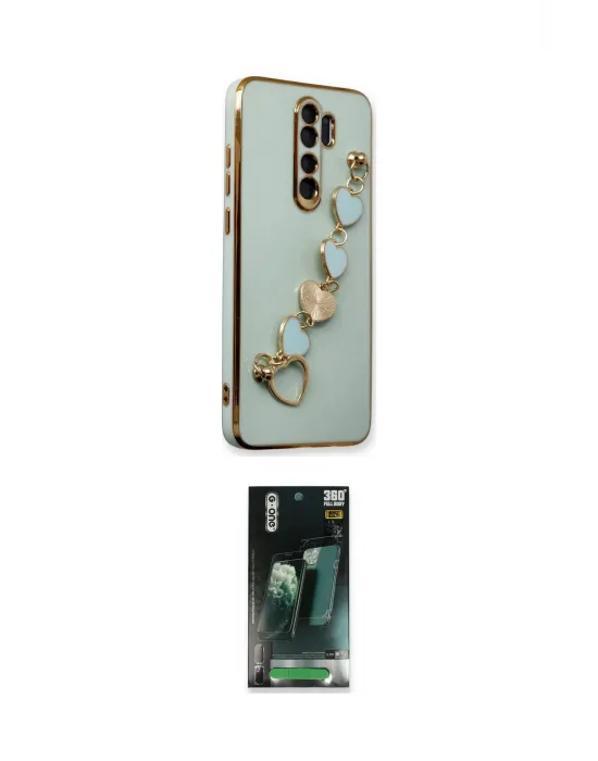 ieg™ Redmi Note 8 Pro Kılıf Nova Işık Prime - Şeffaf 360 Full Body Arka Koruyucu