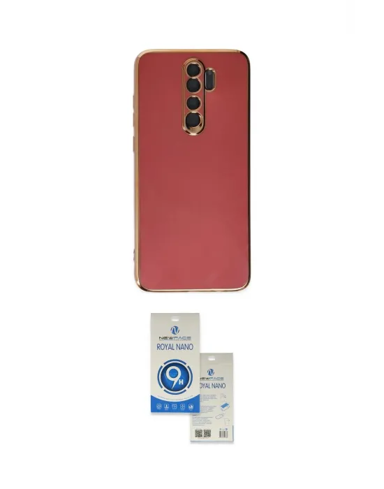 ieg™ Redmi Note 8 Pro Kılıf Yankı Serisi - Şeffaf Royal Nano Ekran Koruyucu