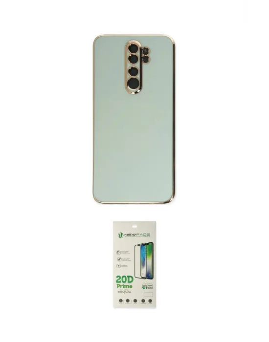 ieg™ Redmi Note 8 Pro Kılıf Yankı Serisi - Siyah 20D Premium Cam Ekran Koruyucu