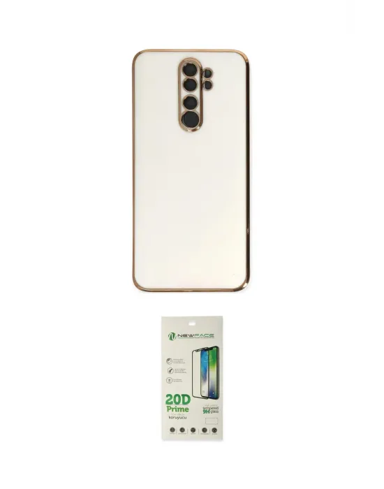 ieg™ Redmi Note 8 Pro Kılıf Yankı Serisi - Siyah 20D Premium Cam Ekran Koruyucu