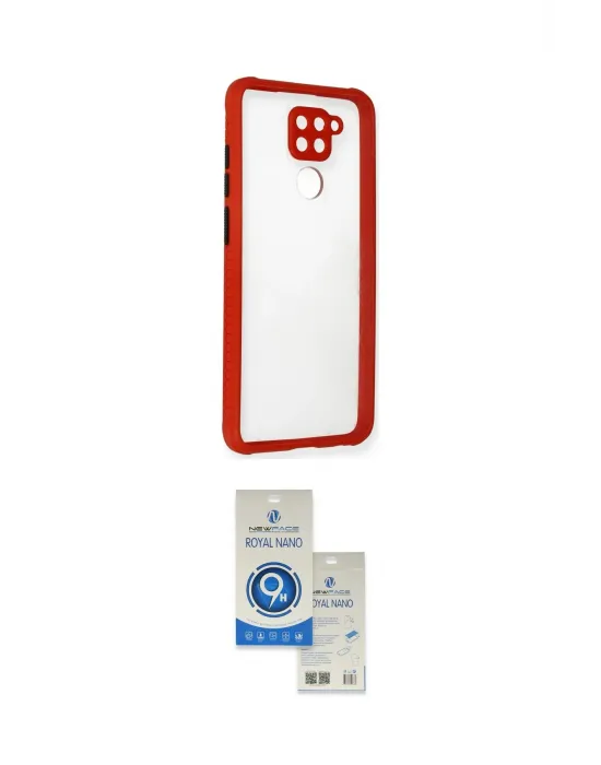 ieg™ Redmi Note 9 Kılıf Nova Asil Özel Seri - Şeffaf Royal Nano Ekran Koruyucu