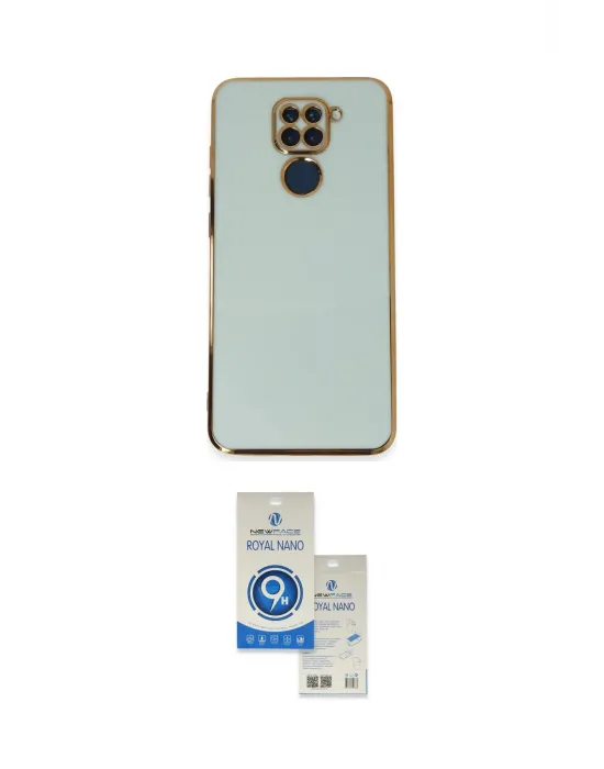 ieg™ Redmi Note 9 Kılıf Yankı Serisi - Şeffaf Royal Nano Ekran Koruyucu