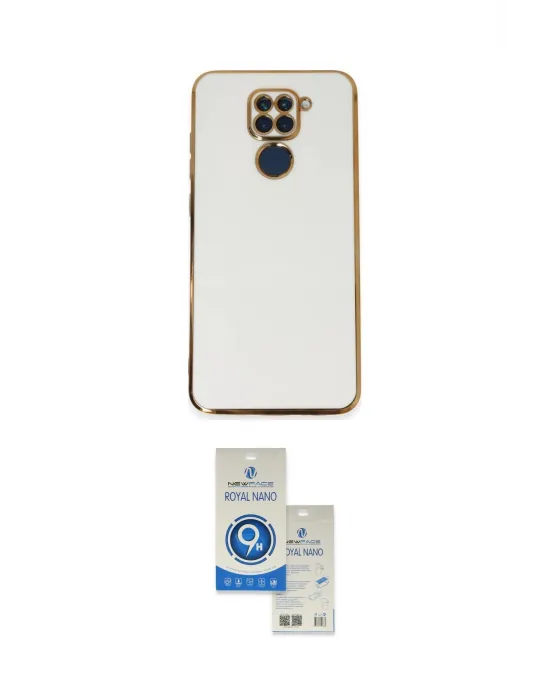 ieg™ Redmi Note 9 Kılıf Yankı Serisi - Şeffaf Royal Nano Ekran Koruyucu