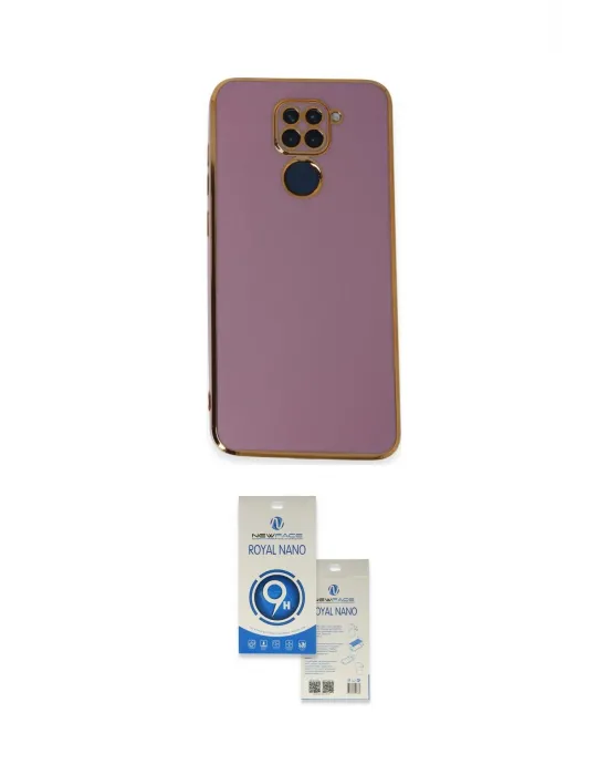 ieg™ Redmi Note 9 Kılıf Yankı Serisi - Şeffaf Royal Nano Ekran Koruyucu