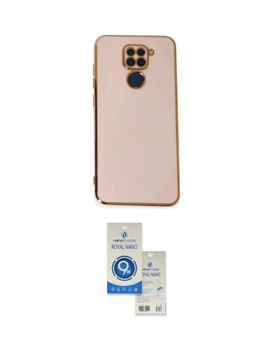 ieg™ Redmi Note 9 Kılıf Yankı Serisi - Şeffaf Royal Nano Ekran Koruyucu