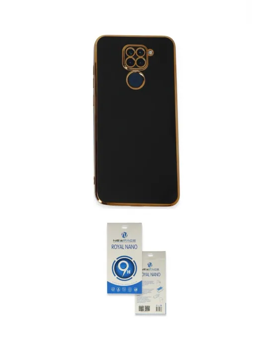 ieg™ Redmi Note 9 Kılıf Yankı Serisi - Şeffaf Royal Nano Ekran Koruyucu