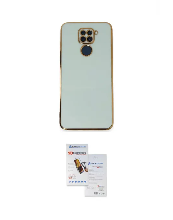 ieg™ Redmi Note 9 Kılıf Yankı Serisi - Siyah Seramik Nano Ekran Koruyucu