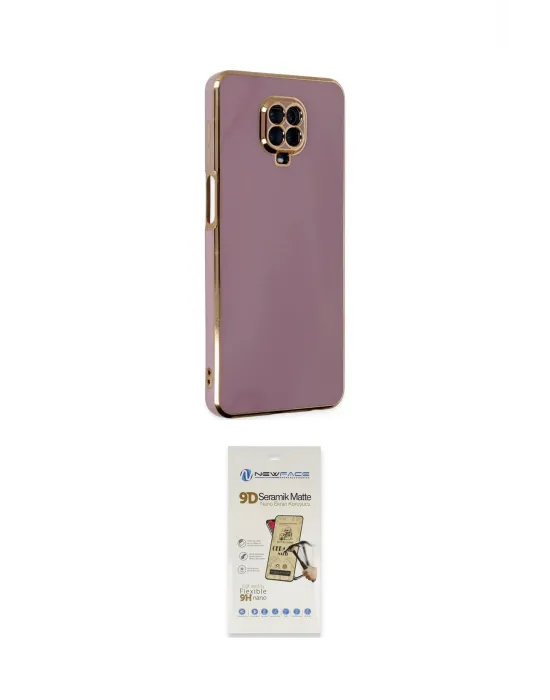 ieg™ Redmi Note 9 Pro Kılıf Yankı Serisi - Siyah Mat Seramik Nano Ekran Koruyucu