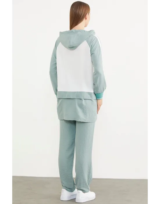 ieg™ Sementa 76318 Fermuarlı Tunik Krep Takım