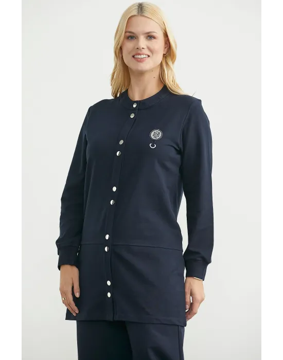 ieg™ Sementa 76510 Çıtçıtlı Tunik Boy Eşofman Takım