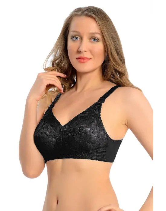 ieg™ Siyah Dantelli Toparlayıcı Sütyen - 507