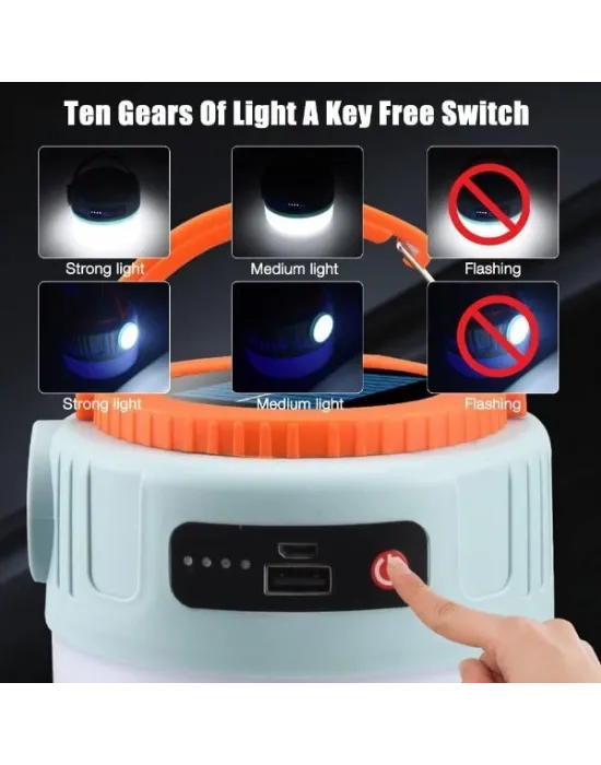 Solar Led Kamp Lambası