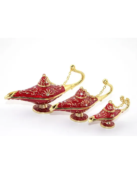Swarovski Taşlı 3lü Alaaddin Lambası