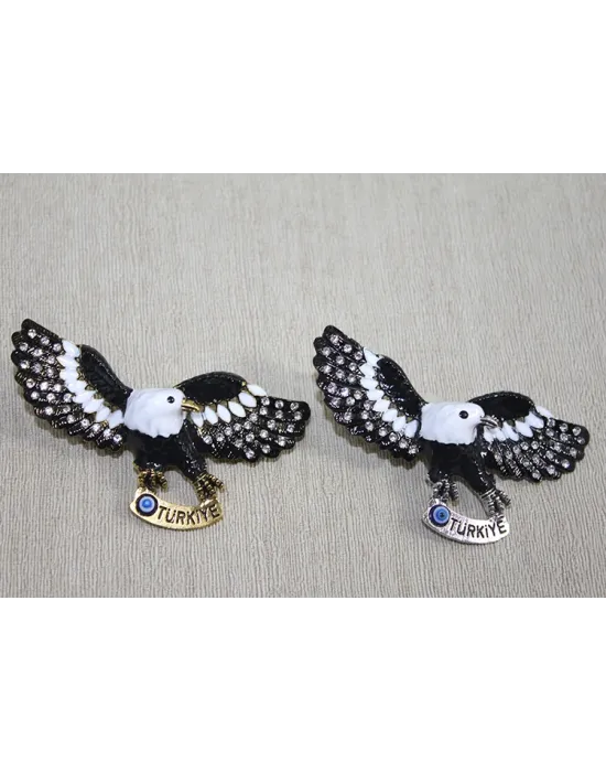 Swarovski Taşlı Kartal Figürlü Magnet