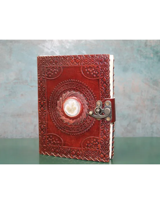 Taşlı Deri Defter Model 11