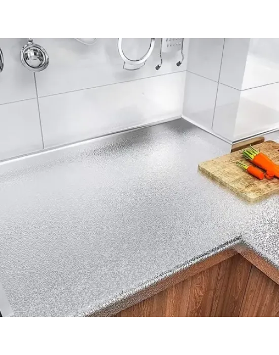 Yapışkanlı Mutfak Folyo Gümüş 40 cm x 10 m