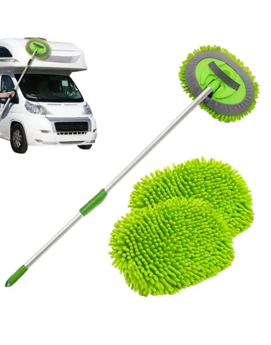 ieg™  Yedek Mikrofiber Bezli Oto Yıkama Mop Seti