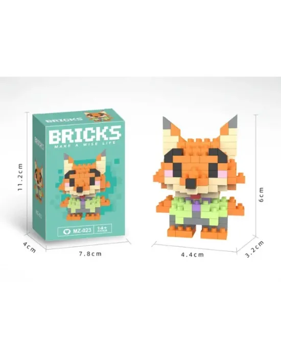 Zootropolis Nick Wilde Mini Lego Figürü