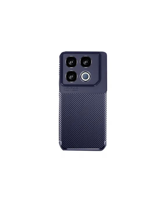 İnfinix Gt 20 Pro Kılıf Auto Focus Karbon Kapak - Lacivert