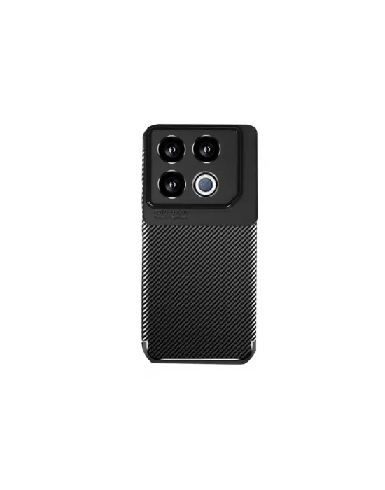 İnfinix Gt 20 Pro Kılıf Auto Focus Karbon Kapak - Siyah