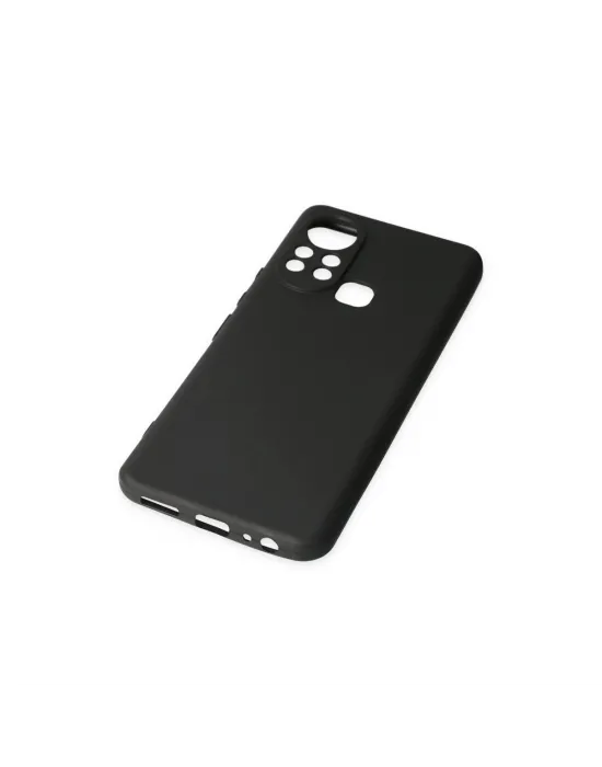 İnfinix Hot 11s Kılıf First Silikon - Siyah
