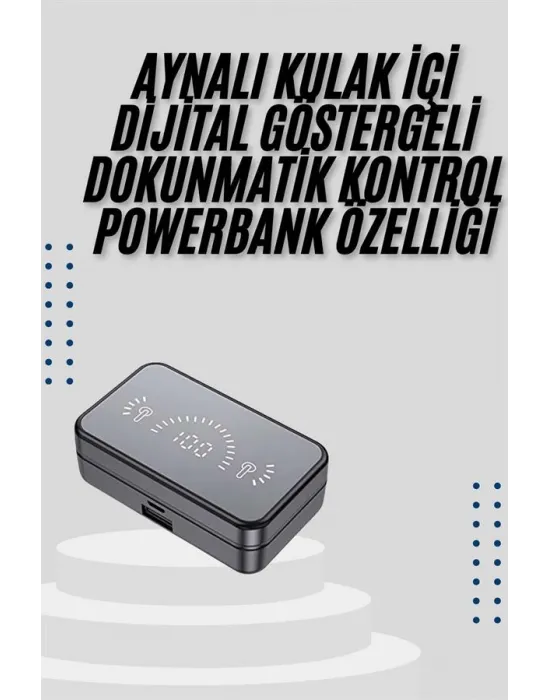 İos Android Uyumlu Bluetooth Kulaklık Kablosuz Kulaklık Yüksek Basslı