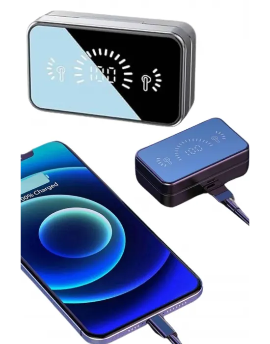 İos Android Uyumlu Bluetooth Kulaklık Kablosuz Kulaklık Yüksek Basslı
