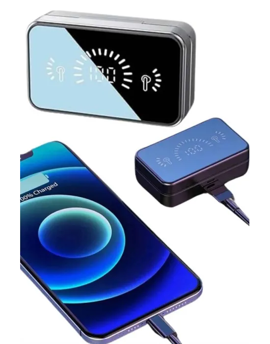 İos Android Uyumlu Bluetooth Kulaklık Kablosuz Kulaklık Yüksek Basslı