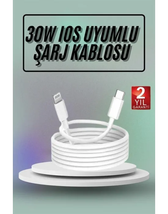 İos Uyumlu 8 X Xs Xr 11 12 13 14/pro Max Mini Plus Şarj Kablosu
