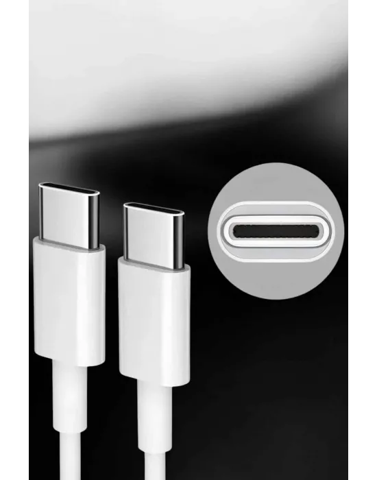 İos Uyumlu Type-c Girişli Hızlı Şarj 15/15 Pro Max Adaptör Ve Kablosu
