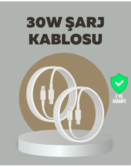 İphone İpad Airpods Uyumlu 30w Type-c To Lightning Kablo