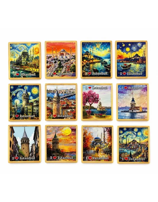 İstanbul Temalı Buzdolapı Süsü Magnet Alk5404