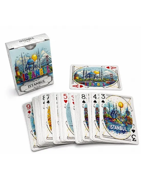 İstanbul Temalı İskambil Oyun Kartı Alk5659